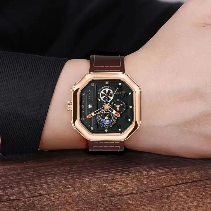 ROD Luxury Relogio watch, brown