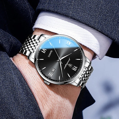 POEDAGAR STAINLESS STEEL WATERPROOF WATCH
