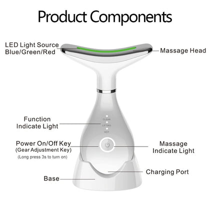 LumiLift Pro™ - 7-Color LED Face & Neck Massager
