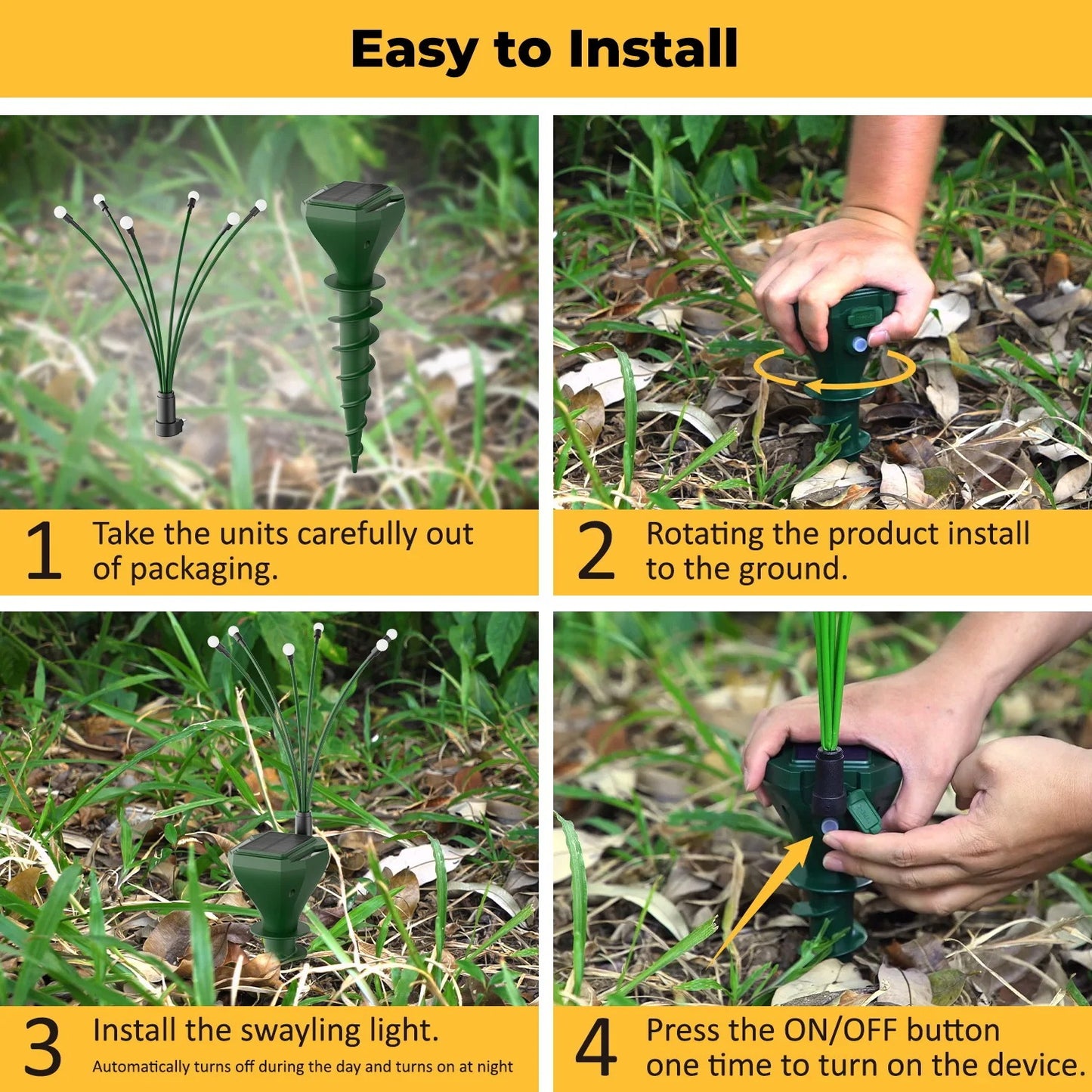 Solar Ultrasonic Animal Repeller – Waterproof Pest Deterrent for Moles, Snakes, Gophers & Yard Critters