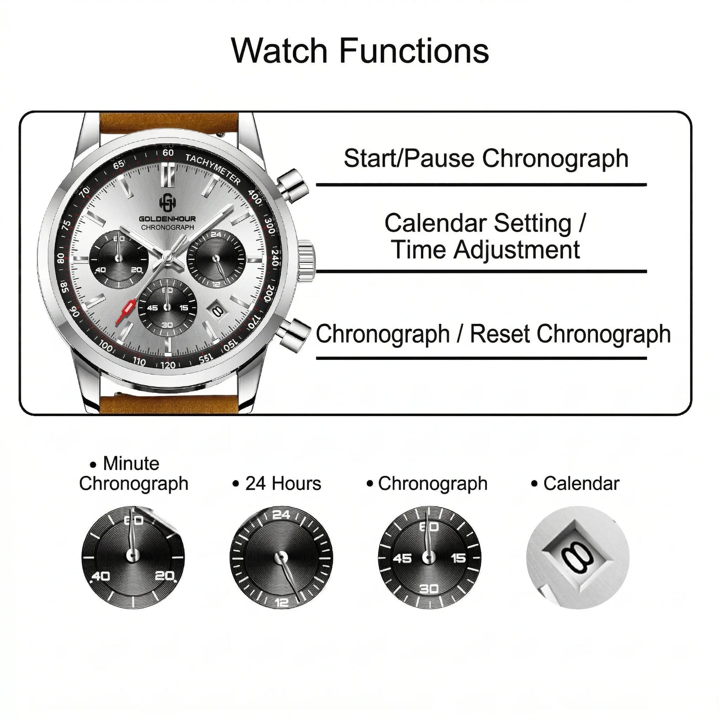 Veylance™ - Luxury Green Chronograph Watch