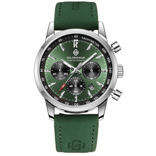 Veylance™ - Luxury Green Chronograph Watch