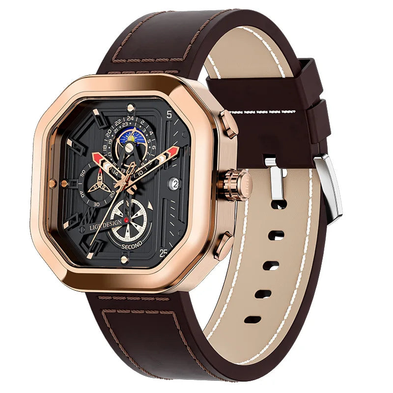ROD Luxury Relogio watch, brown