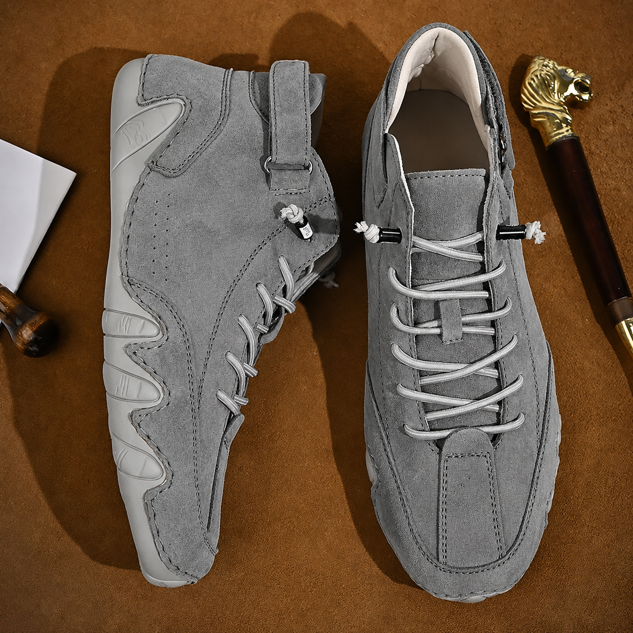 Velcro™ Boots | handcrafted genuine leather ankle sneaker