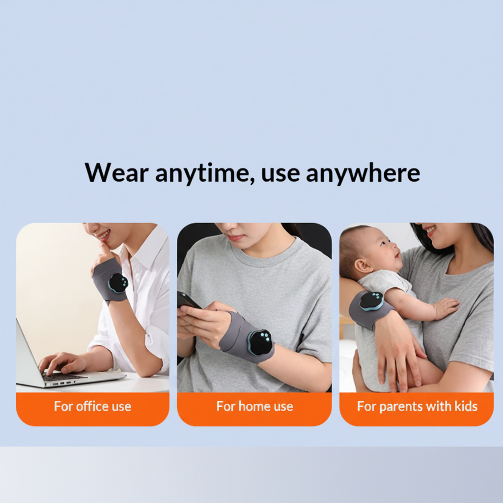 Wear Anytime Use Anywhere – Wrist Massager